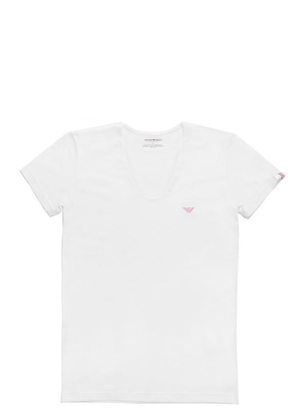 Stretch U-Neck Tshirts (엠포리오아르마니 언더웨어 111417 4P533 00010) 티셔츠
