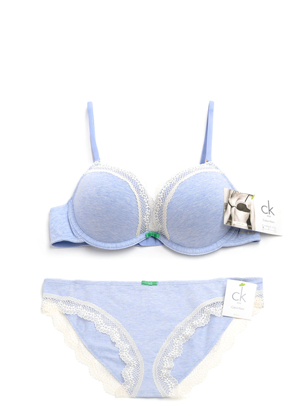 One Sexy Cotton Bra+Bikini Set (캘빈클라인 언더웨어  F1033-1036 5CH) CK 브라팬티 세트 여자속옷