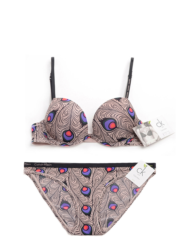 One Microfiber Convertible Bra+Bikini Set (캘빈클라인 언더웨어  F3226-3229 POP) CK 브라팬티 세트 여자속옷