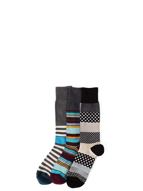 Socks 3Pack (폴스미스 액세서리 Socks Multi) 양말 잡화